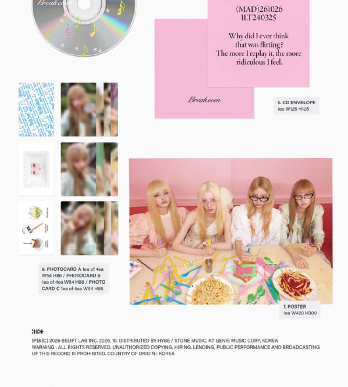 ILLIT - BREAK EVEN + Apple Music Gift Nolae