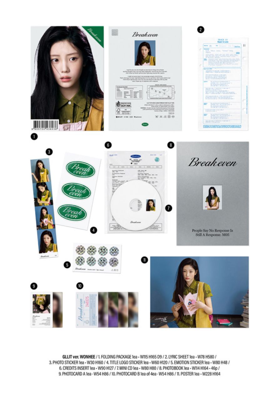 ILLIT - BREAK EVEN (GLLIT VER.) + Apple Music Gift Nolae
