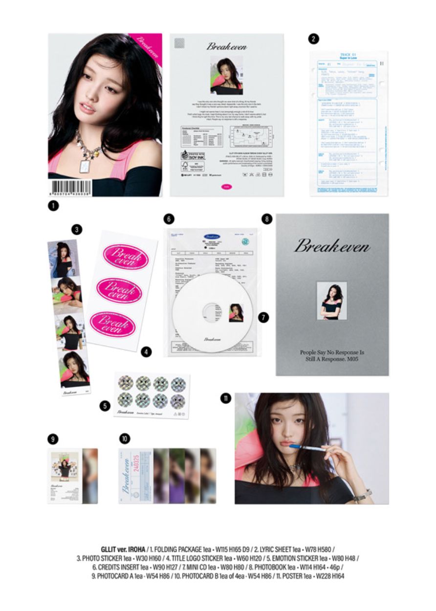 ILLIT - BREAK EVEN (GLLIT VER.) + Apple Music Gift Nolae