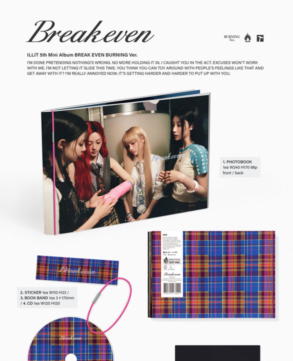 ILLIT - BREAK EVEN SET + EARLY-BIRD Weverse Gift Nolae