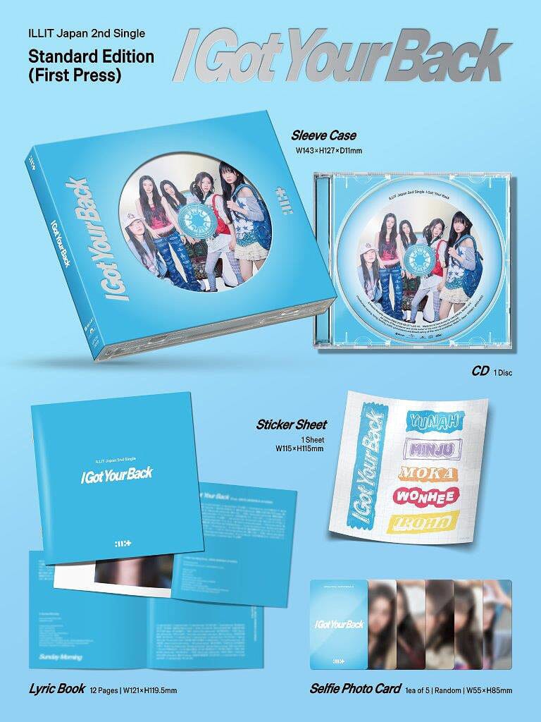 ILLIT - I GOT YOUR BACK (JAPAN 2ND SINGLE) + Weverse Gift Nolae