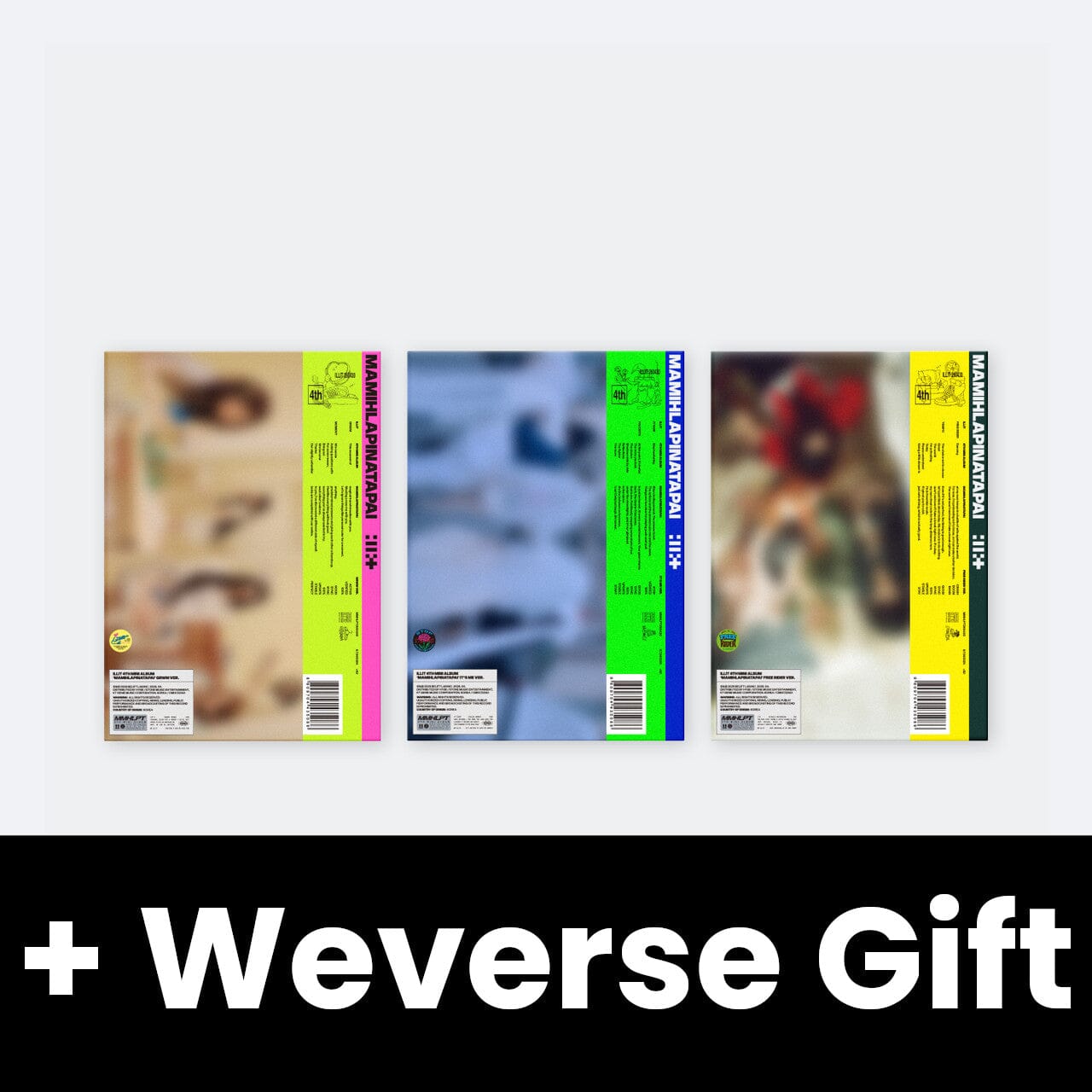 ILLIT - MAMIHLAPINATAPAI SET + Weverse Gift Nolae