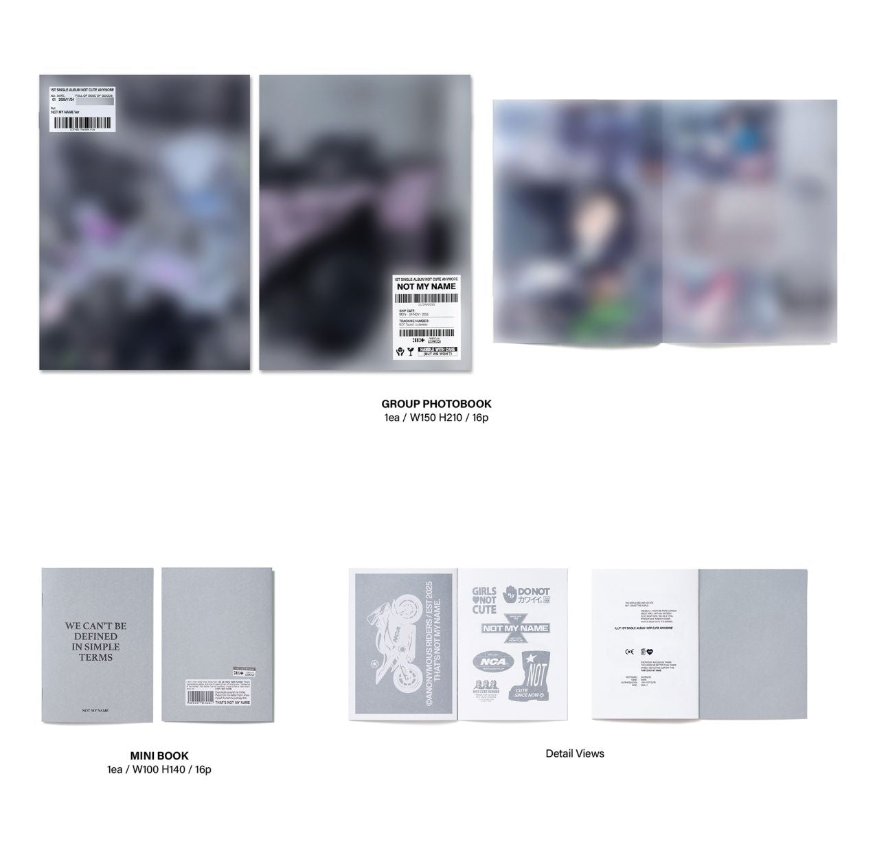 ILLIT - NOT CUTE ANYMORE (STANDARD + WEVERSE ALBUMS SET) + Weverse Gif