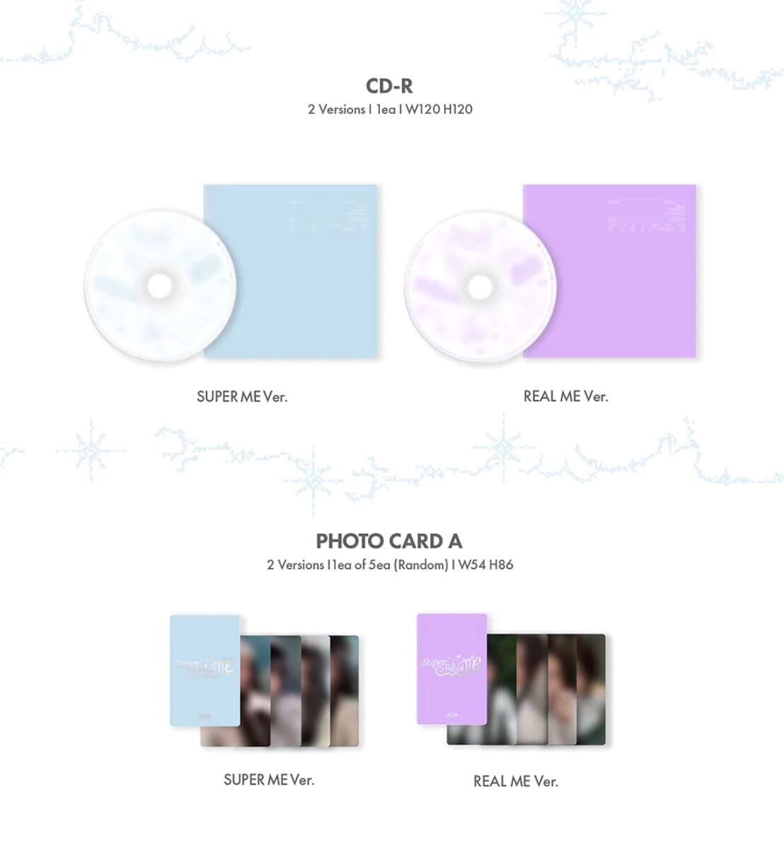 ILLIT - SUPER REAL ME (1ST MINI ALBUM) SET + Showcase Gift Nolae