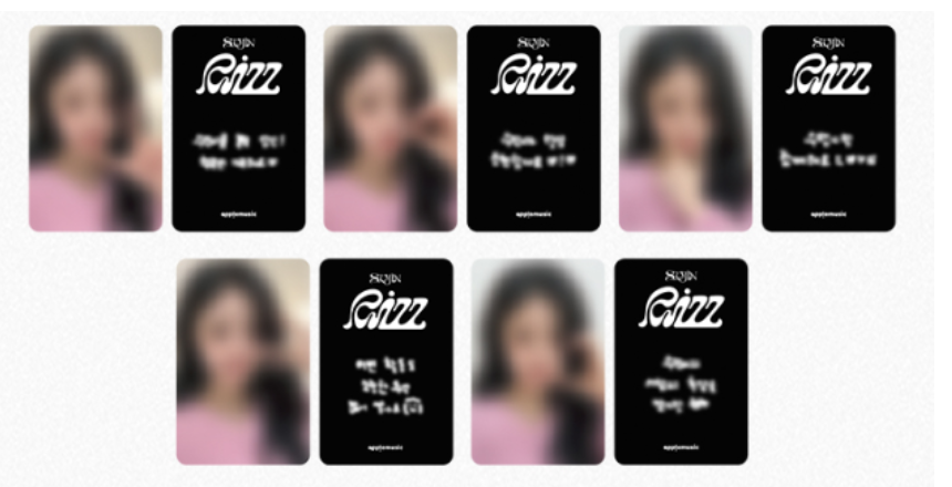 SOOJIN (Ex-(G)I-DLE) - RIZZ (2ND MINI ALBUM) LUCKY DRAW