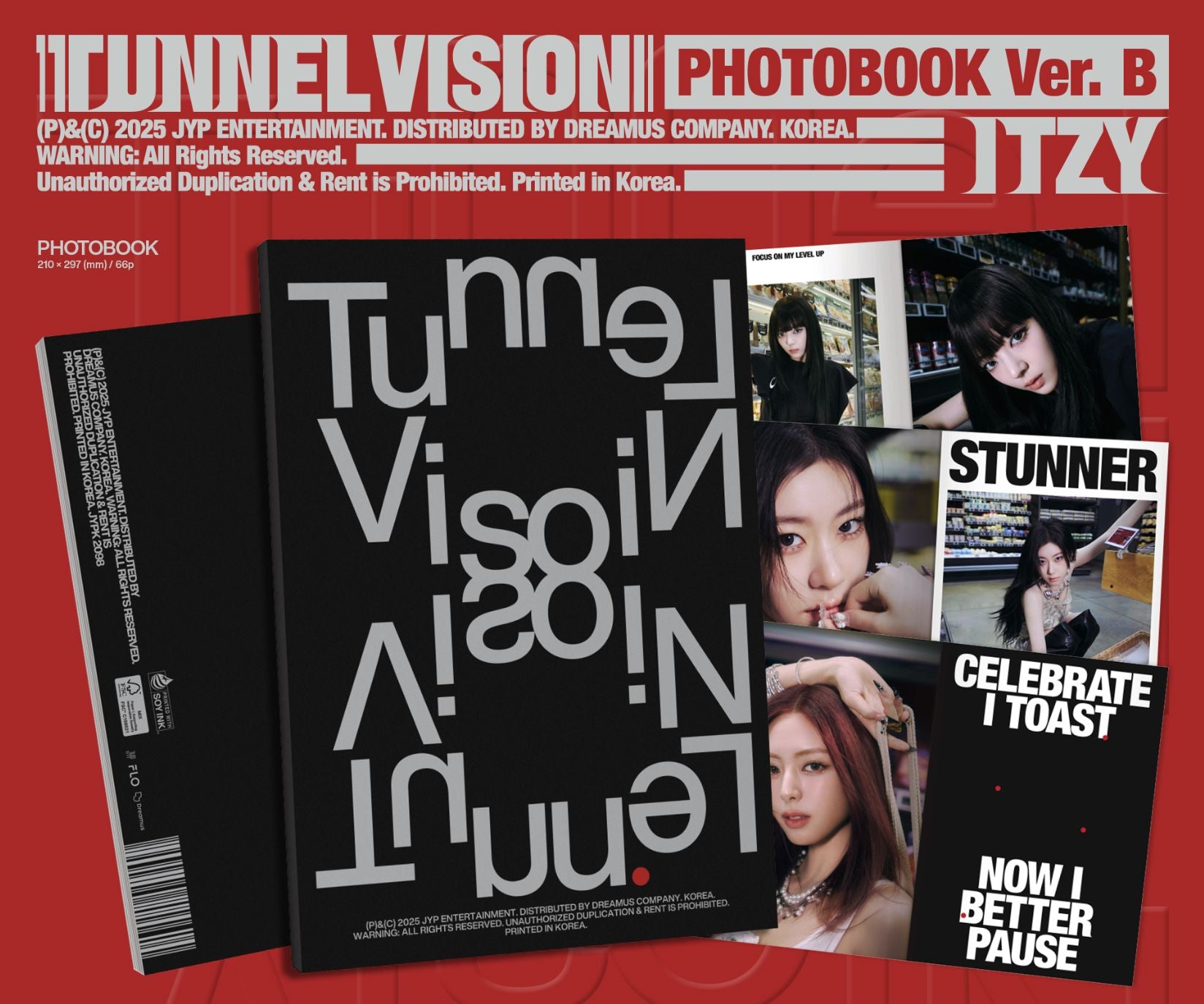 ITZY - TUNNEL VISION (PHOTOBOOK VER.) + FANS SHOP Photocard Nolae