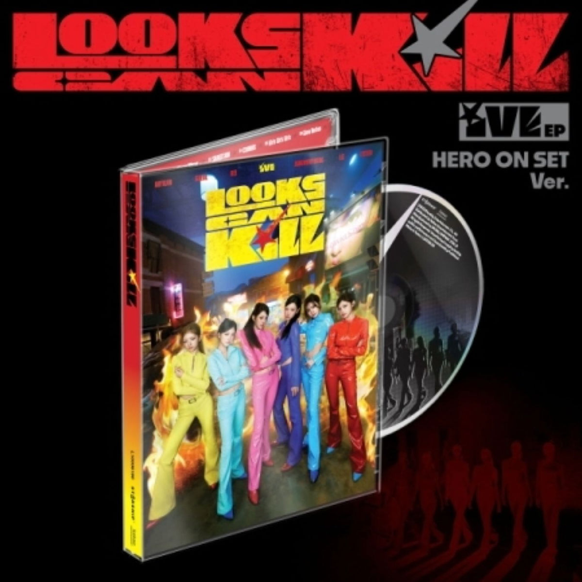 IVE - LOOKS CAN KILL SET + Starship Square Gift Nolae