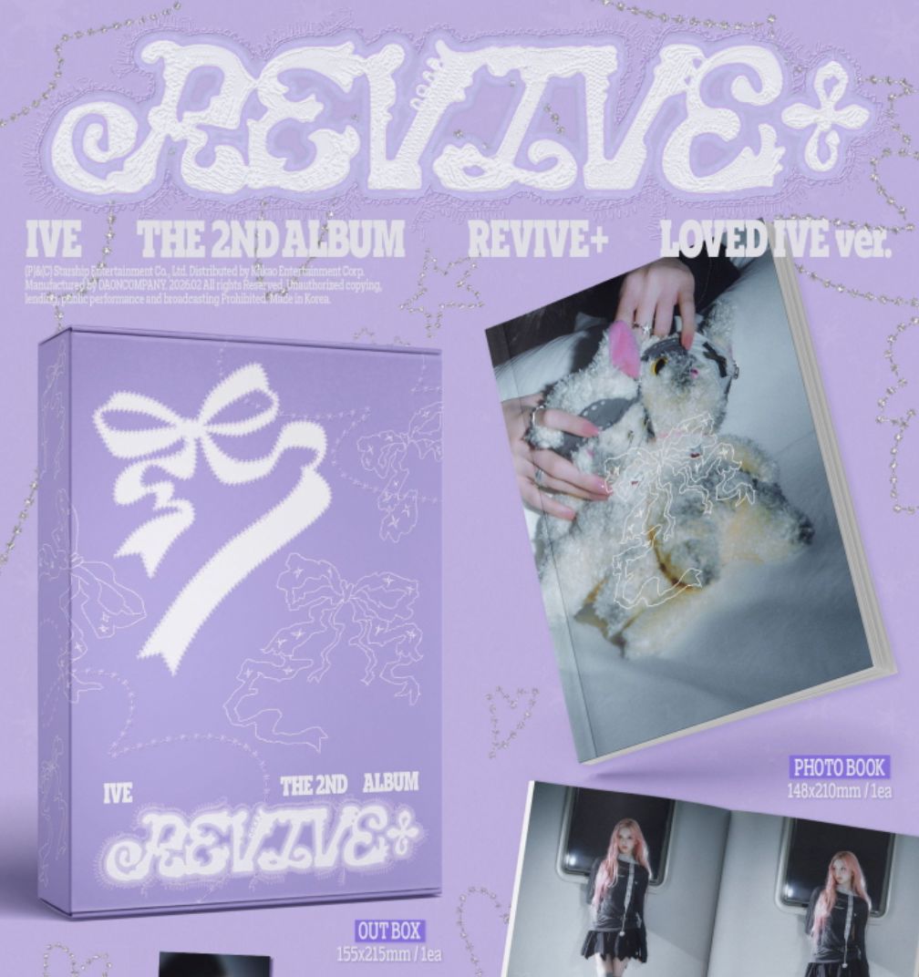 IVE - REVIVE+ (LOVED IVE VER.) + Starship Square Photocard Nolae