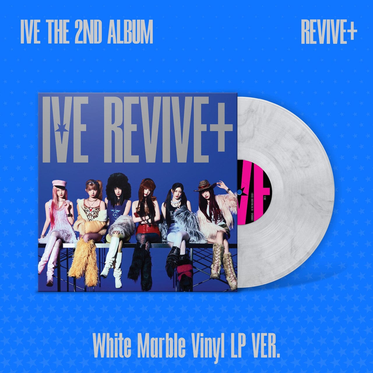 IVE - REVIVE+ (WHITE MARBLE VINYL LP VER.) Nolae