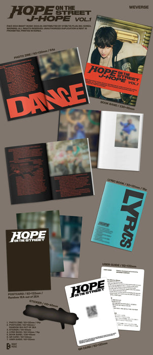J-HOPE - HOPE ON THE STREET + Soundwave Bookmark Nolae