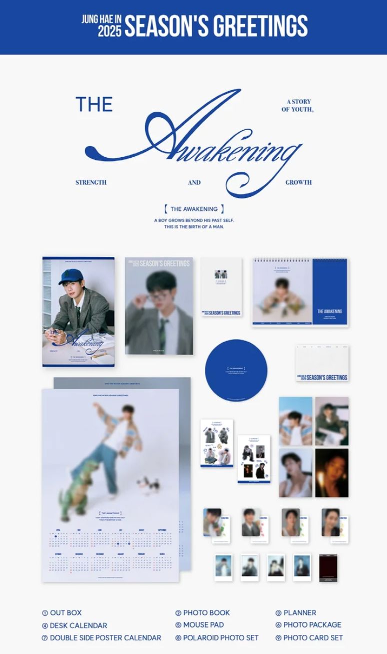 JUNG HAE IN - 2025 SEASON'S GREETINGS (THE AWAKENING) Nolae