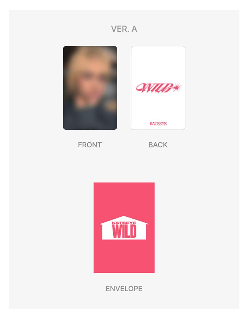 KATSEYE - RANDOM TRADING CARD ('WILD' POP-UP MD) Nolae