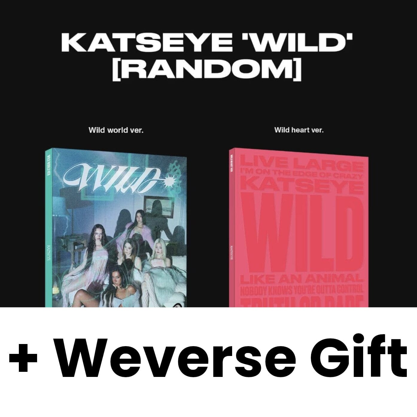 KATSEYE - WILD SET + Weverse Gift Nolae