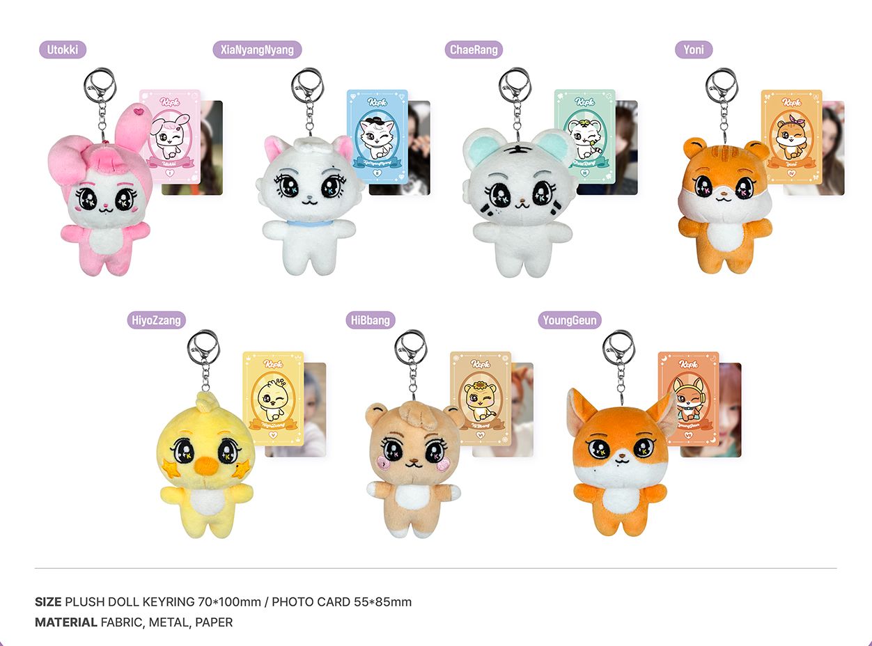 KEP1ER - PLUSH DOLL KEYRING (KEP1ER CHARATER [KEP1E] MD) Nolae