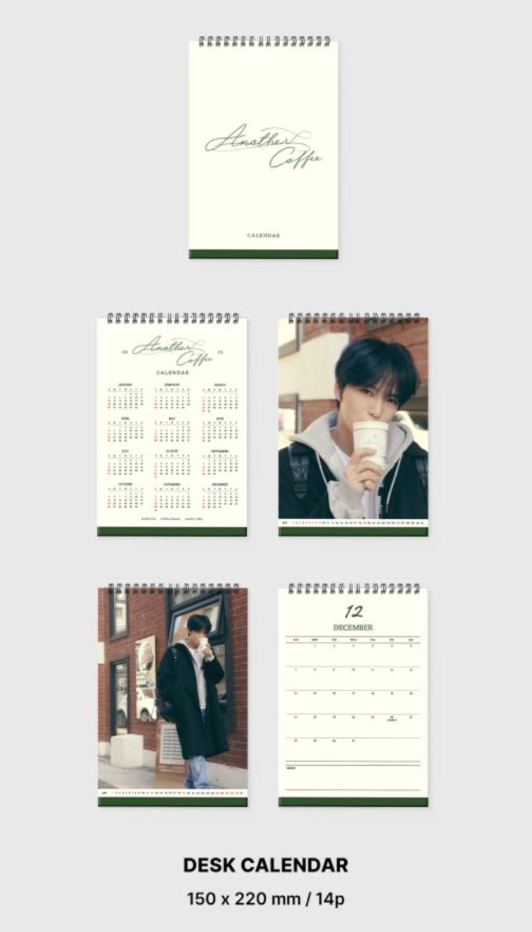 KIM JAE JOONG - OFFICIAL 2025 SEASON'S GREETINGS (ANOTHER COFFEE) Nolae