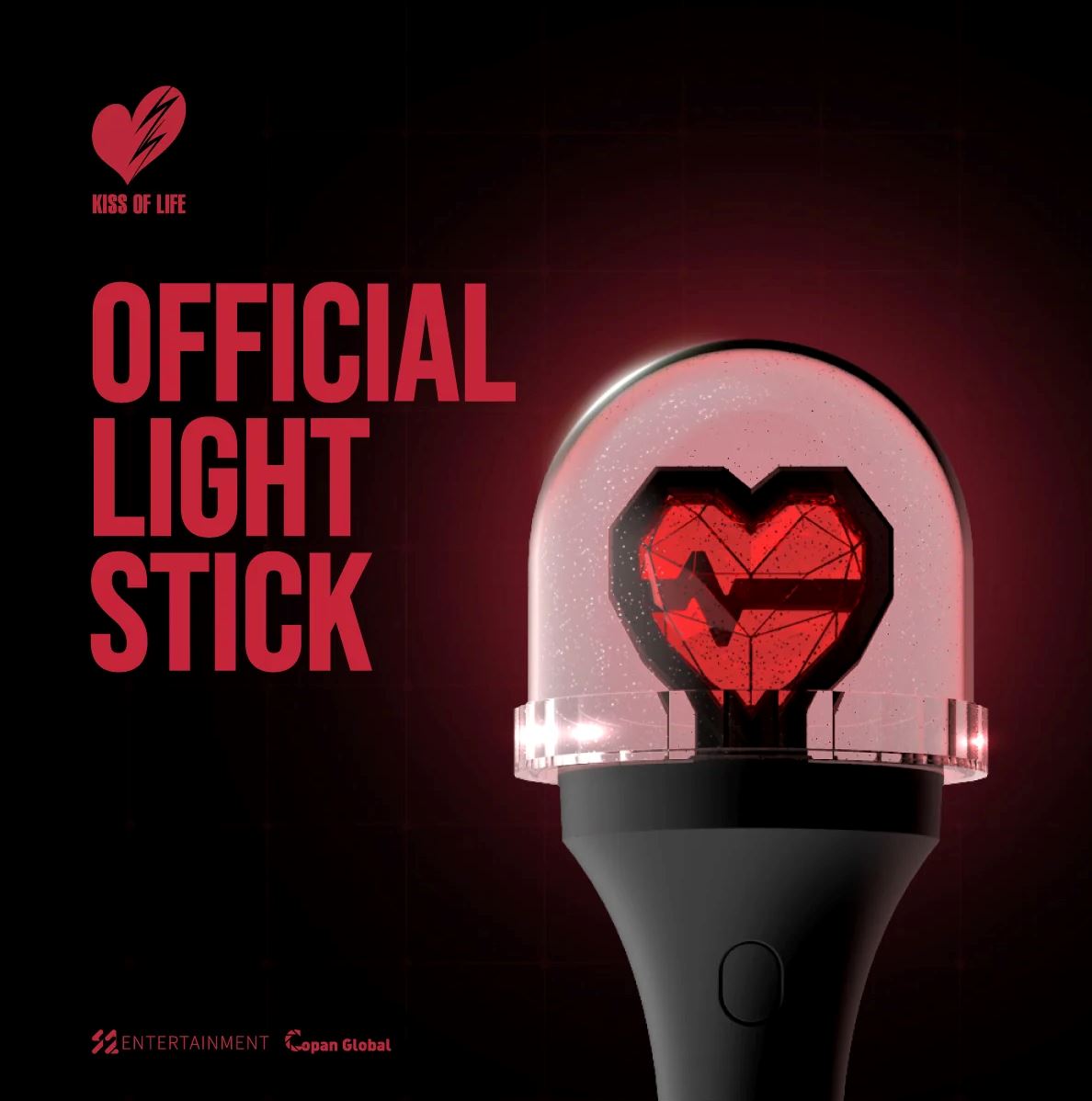 KISS OF LIFE - OFFICIAL LIGHT STICK Nolae