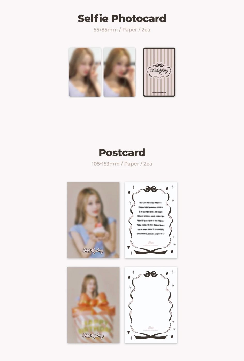 KISS OF LIFE - ONE OF MY DAY BELLE (2026 BIRTHDAY OFFICIAL MD) Nolae