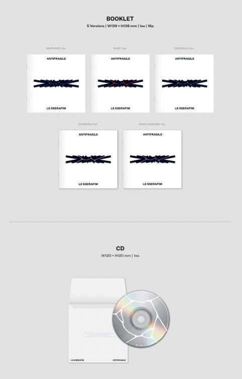 LE SSERAFIM - ANTIFRAGILE (COMPACT VER.) Nolae