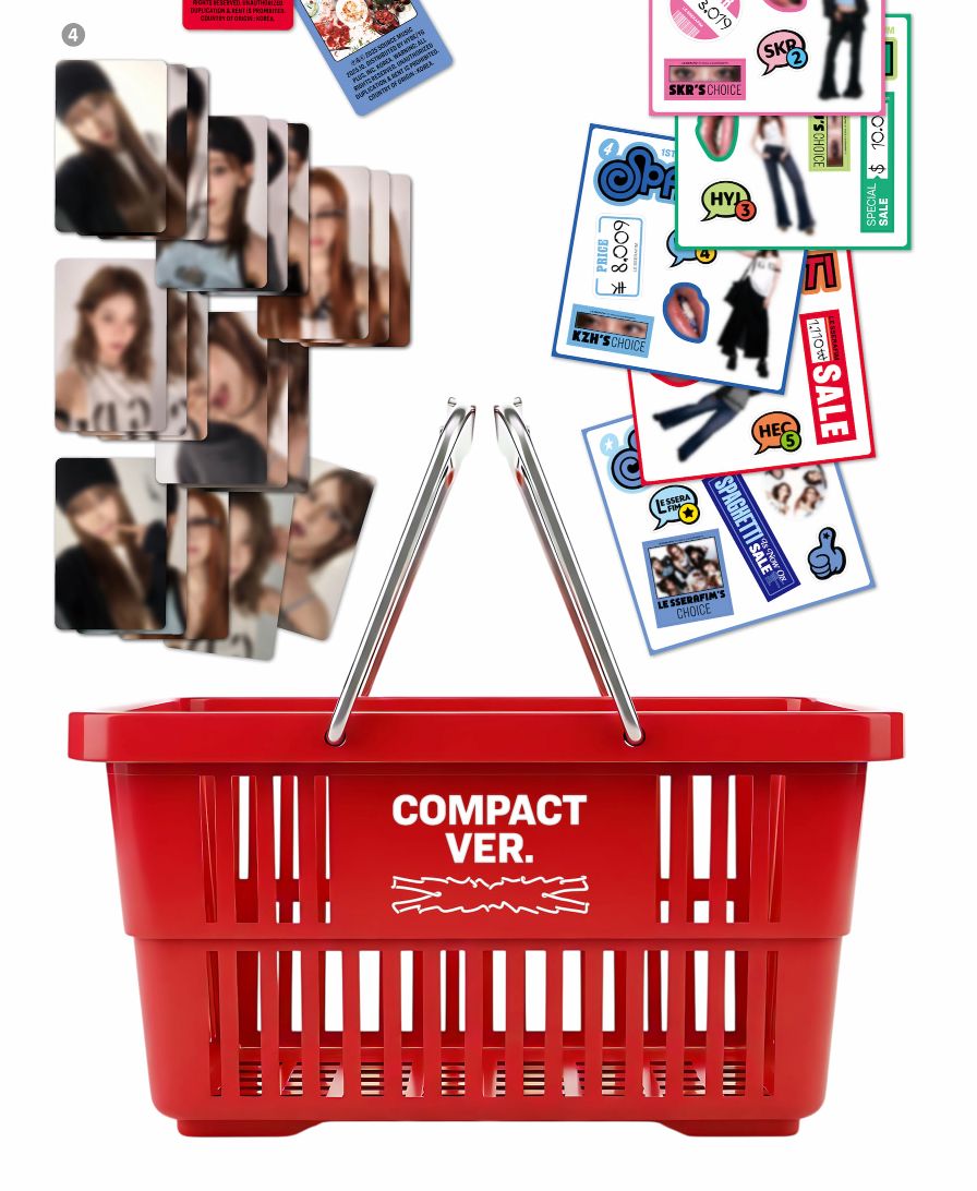 LE SSERAFIM - SPAGHETTI (COMPACT VER.) + Apple Music Photocard Nolae