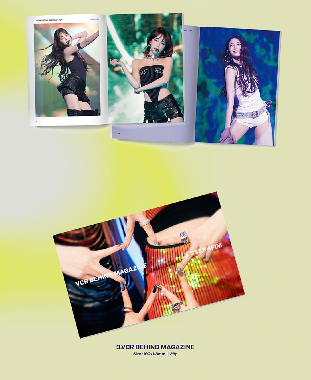 LE SSERAFIM - TOUR 'EASY CRAZY HOT' ENCORE IN SEOUL (DIGITAL CODE) + Accordion Postcard Nolae