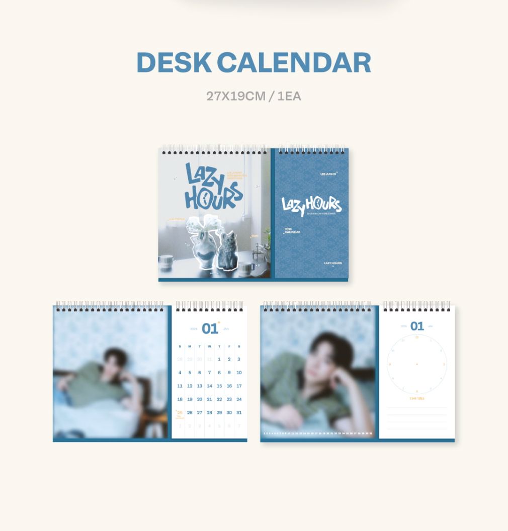 LEE JUNHO (2PM) - 2026 SEASON'S GREETINGS (LAZY HOURS) Nolae