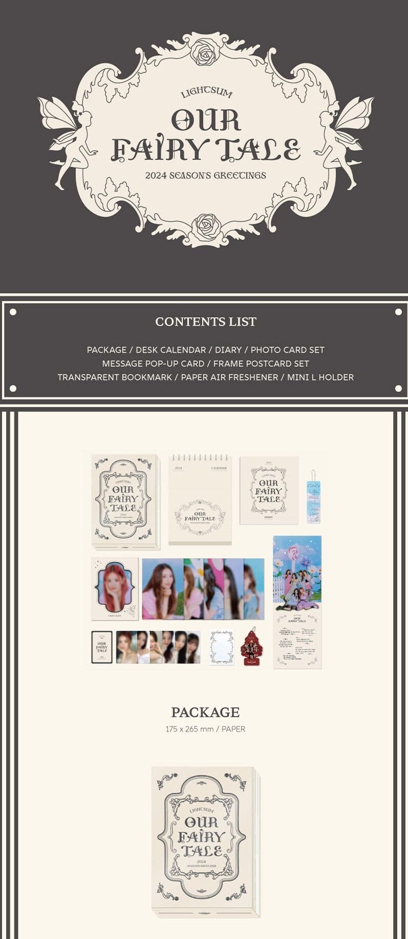 LIGHTSUM - 2024 SEASON'S GREETINGS "OUR FAIRY TALE" Nolae