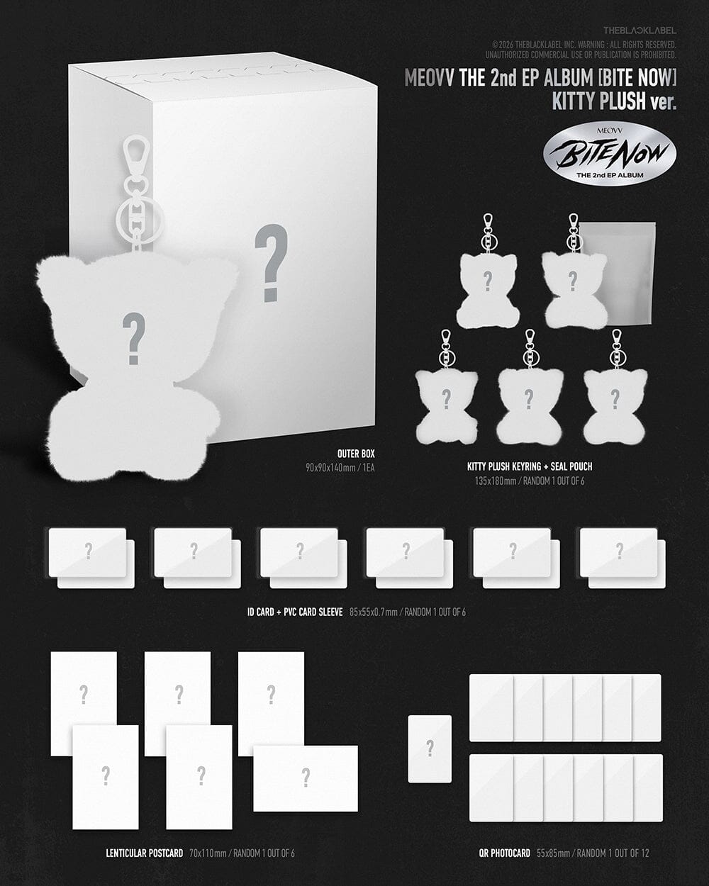 MEOVV - BITE NOW (KITTY PLUSH VER.) + YG Gift Nolae