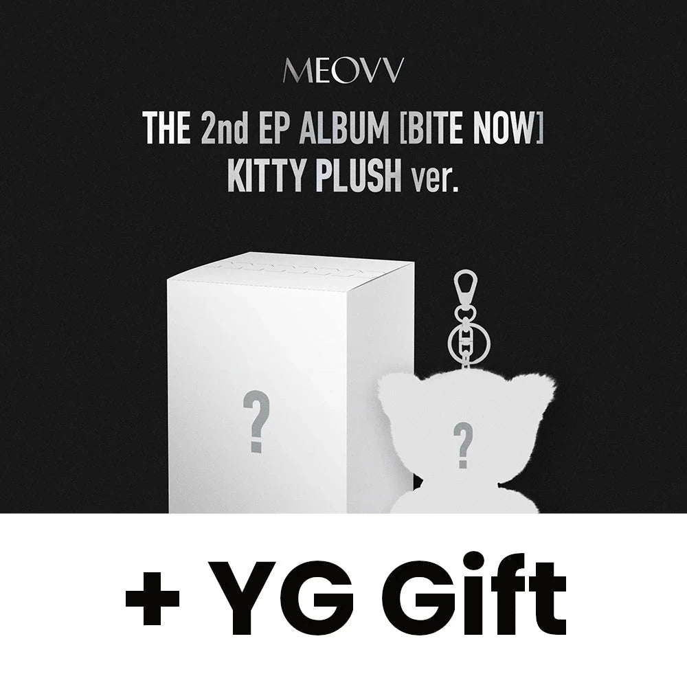 MEOVV - BITE NOW (KITTY PLUSH VER.) + YG Gift Nolae