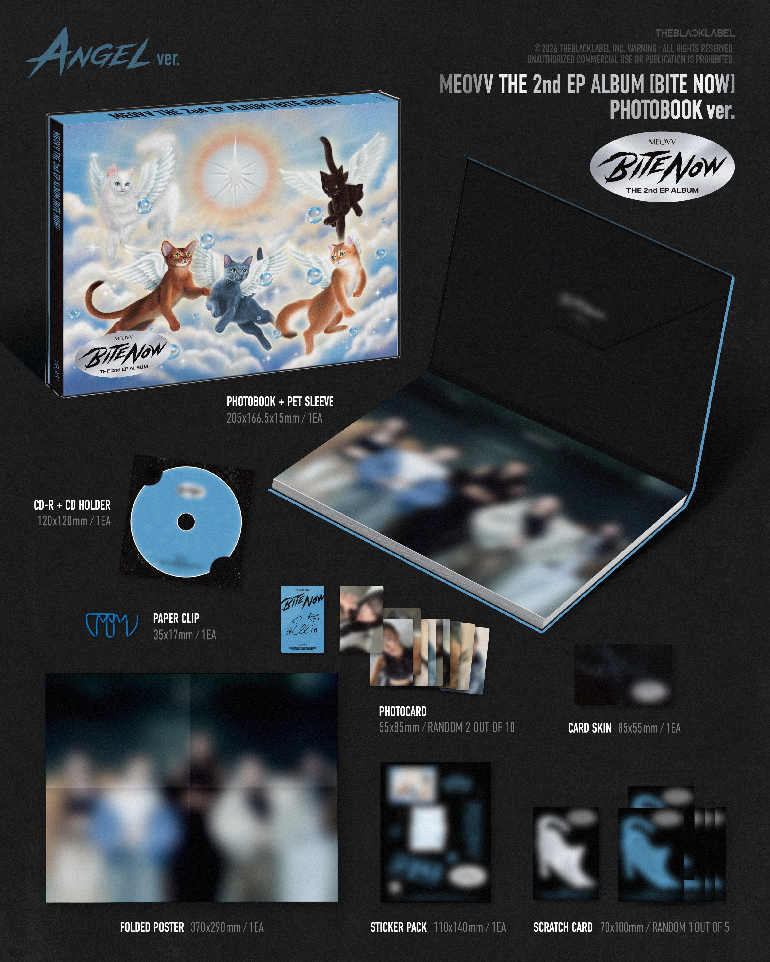 MEOVV - BITE NOW (PHOTOBOOK VER.) + YG Gift Nolae