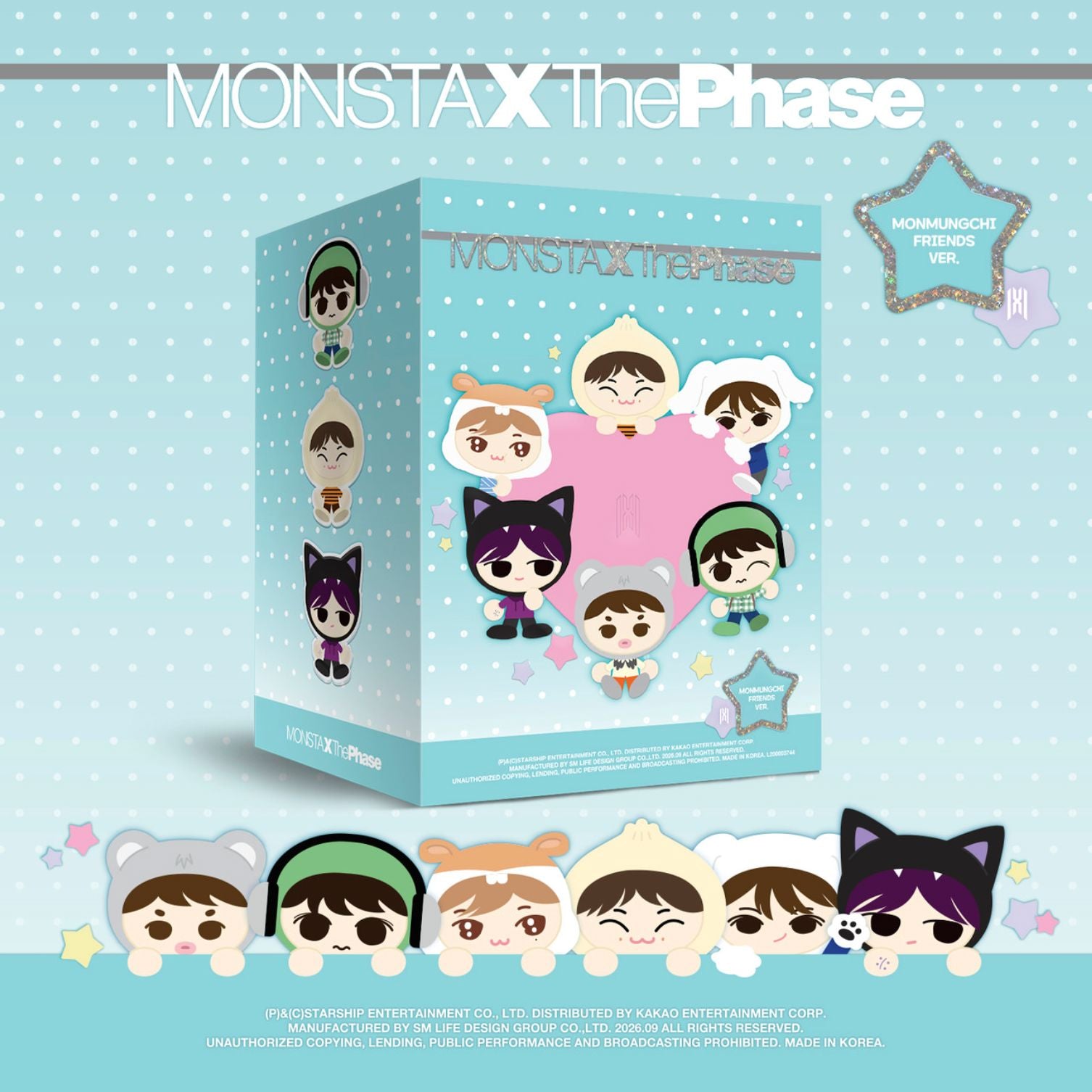 MONSTA X - THE PHASE (MONMUNGCHI FRIENDS VER.) Nolae