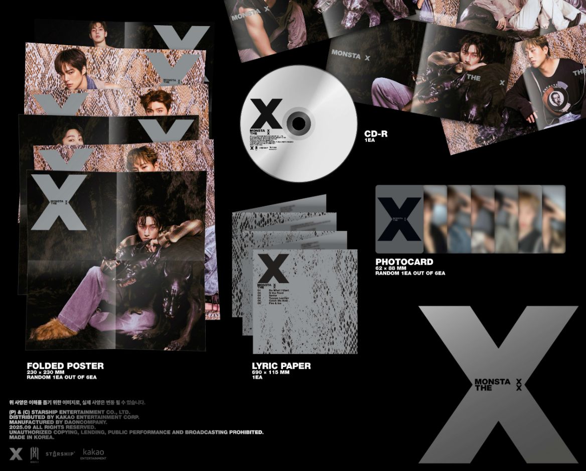 MONSTA X - THE X (DIGIPACK VER.) (LIMITED EDITION) Nolae