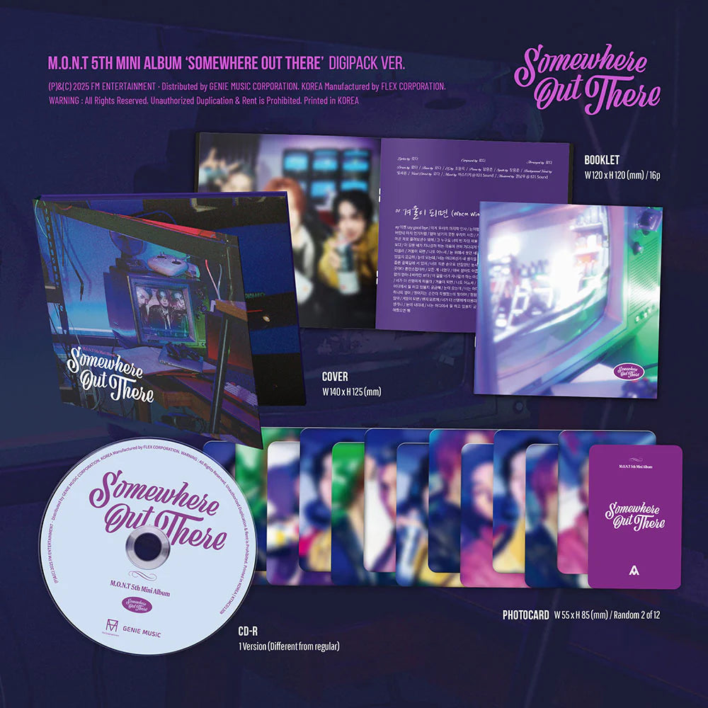 M.O.N.T - SOMEWHERE OUT THERE (DIGIPACK VER) Nolae