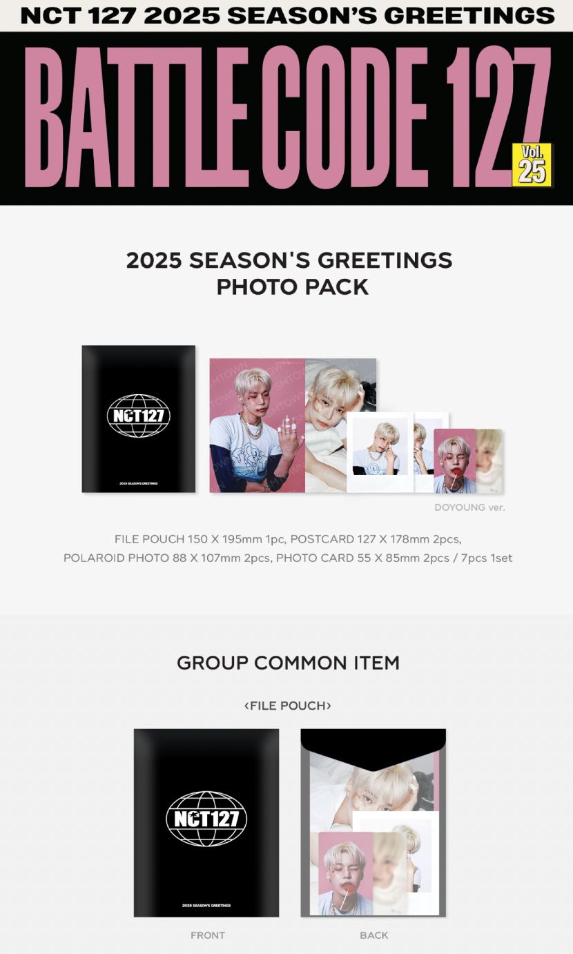 NCT 127 - 2025 SM ARTIST SEASON’S GREETINGS OFFICIAL MD Nolae