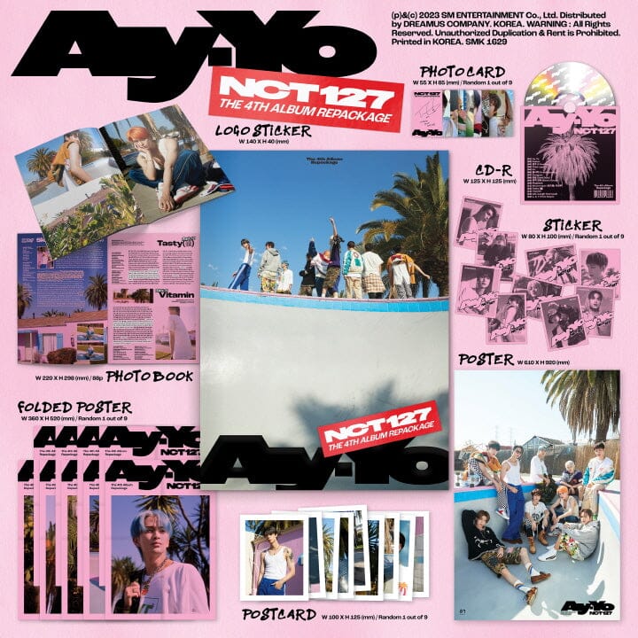 NCT 127 - AY-YO (VOL.4 REPACKAGE) Nolae Kpop