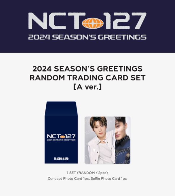 NCT 127 - RANDOM TRADING CARD SET (2024 SEASON'S GREETINGS OFFICIAL MD) Nolae