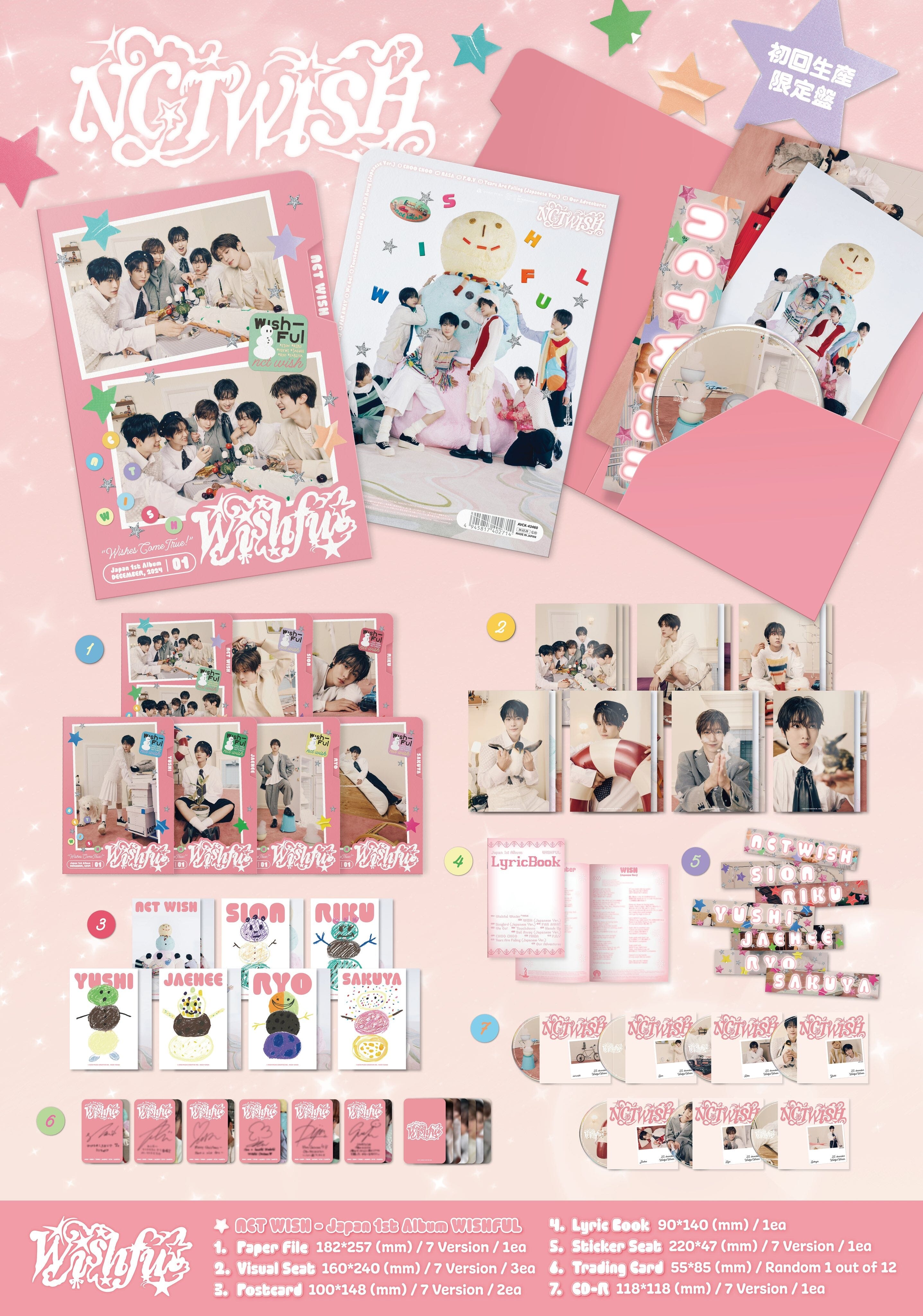 ♡ nct wish wishful NCT Wish - Wishful - Regular Edition - incl. Trading Card