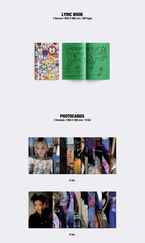 NEWJEANS - SUPERNATURAL (WEVERSE ALBUMS VER.) + Apple Music Gift Nolae