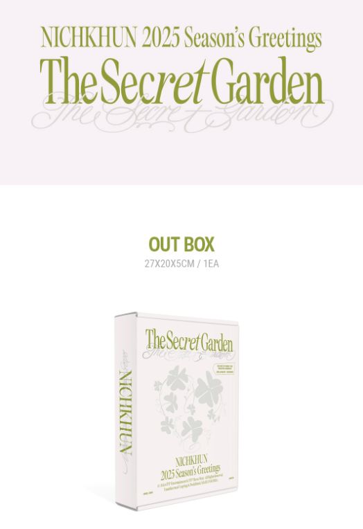 NICHKHUN (2PM) - 2025 SEASON'S GREETINGS (THE SECRET GARDEN) Nolae