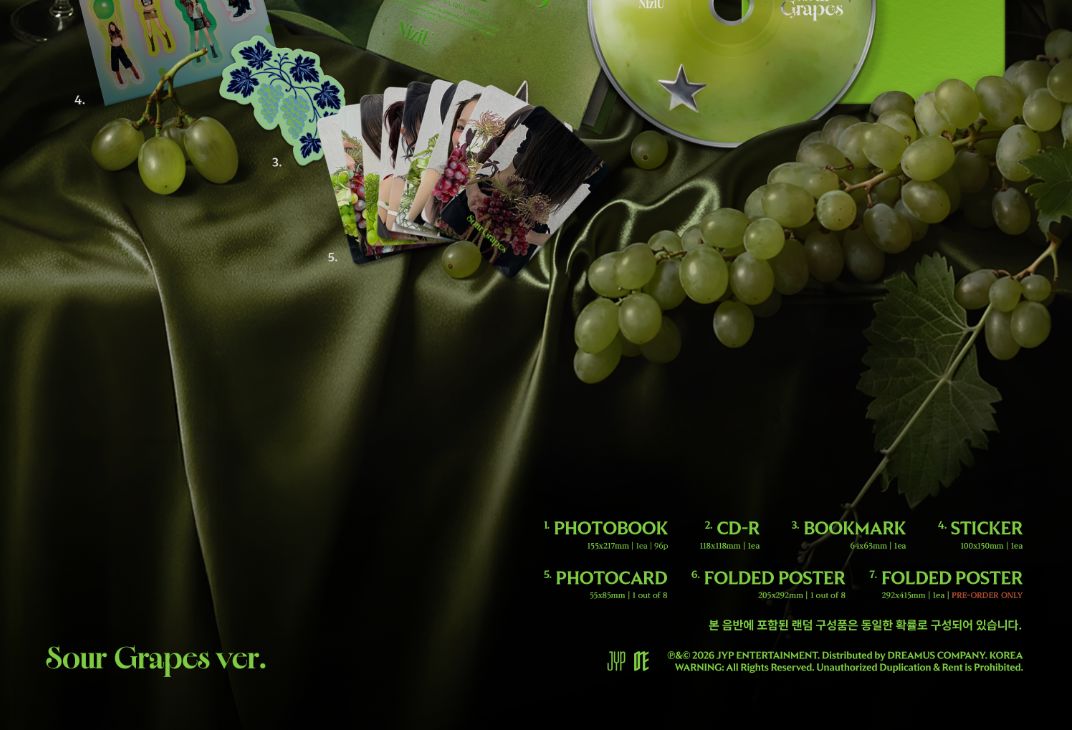 NIZIU - SOUR GRAPES + FANS SHOP Gift Nolae