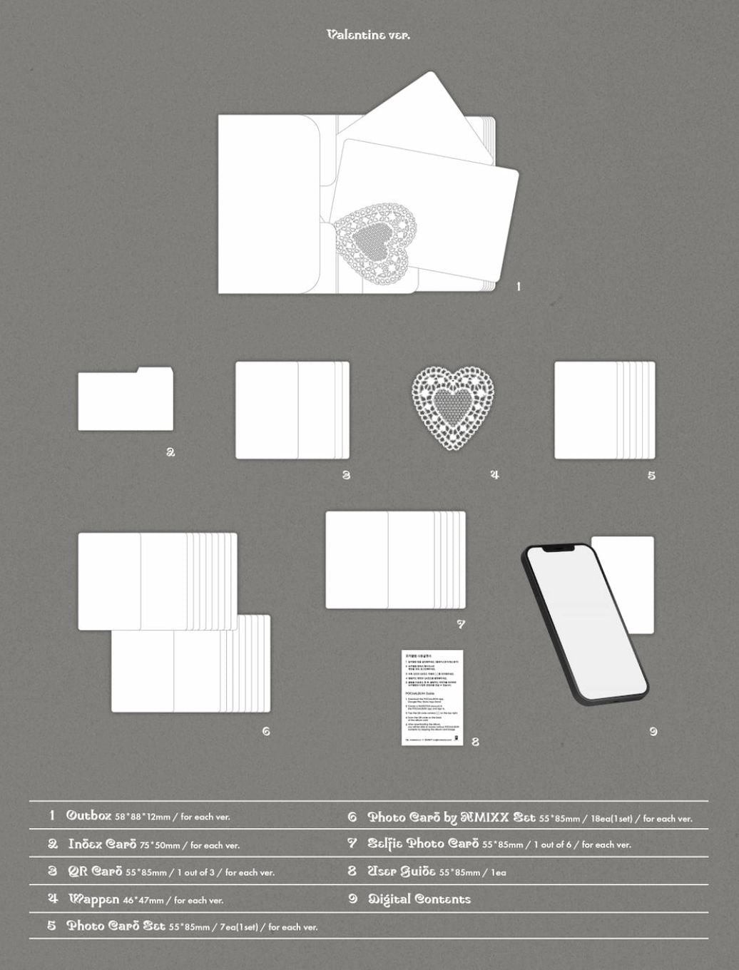 NMIXX - BLUE VALENTINE (PLATFORM ALBUM POCA ALBUM VER.) + FANS SHOP Photocard Nolae