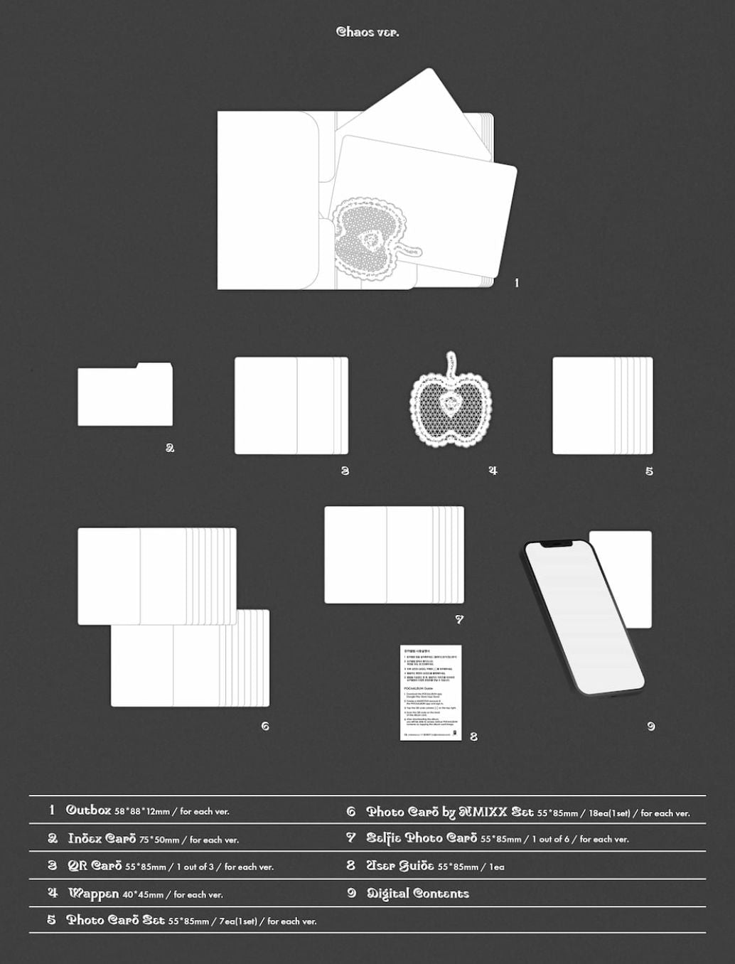 NMIXX - BLUE VALENTINE (PLATFORM ALBUM POCA ALBUM VER.) + FANS SHOP Photocard Nolae