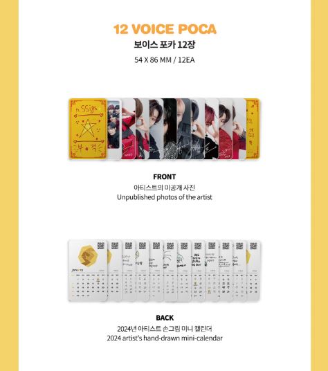 N.SSIGN - VOICE POCA (2024 MINI-CALENDAR VER.) Nolae