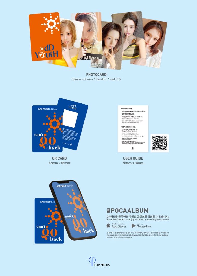 ODD YOUTH - CAN'T GO BACK (POCAALBUM SLEEVE Ver.) Nolae