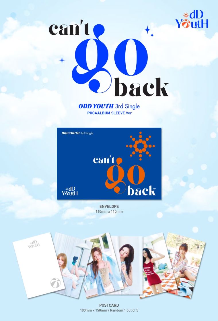 ODD YOUTH - CAN'T GO BACK (POCAALBUM SLEEVE Ver.) Nolae
