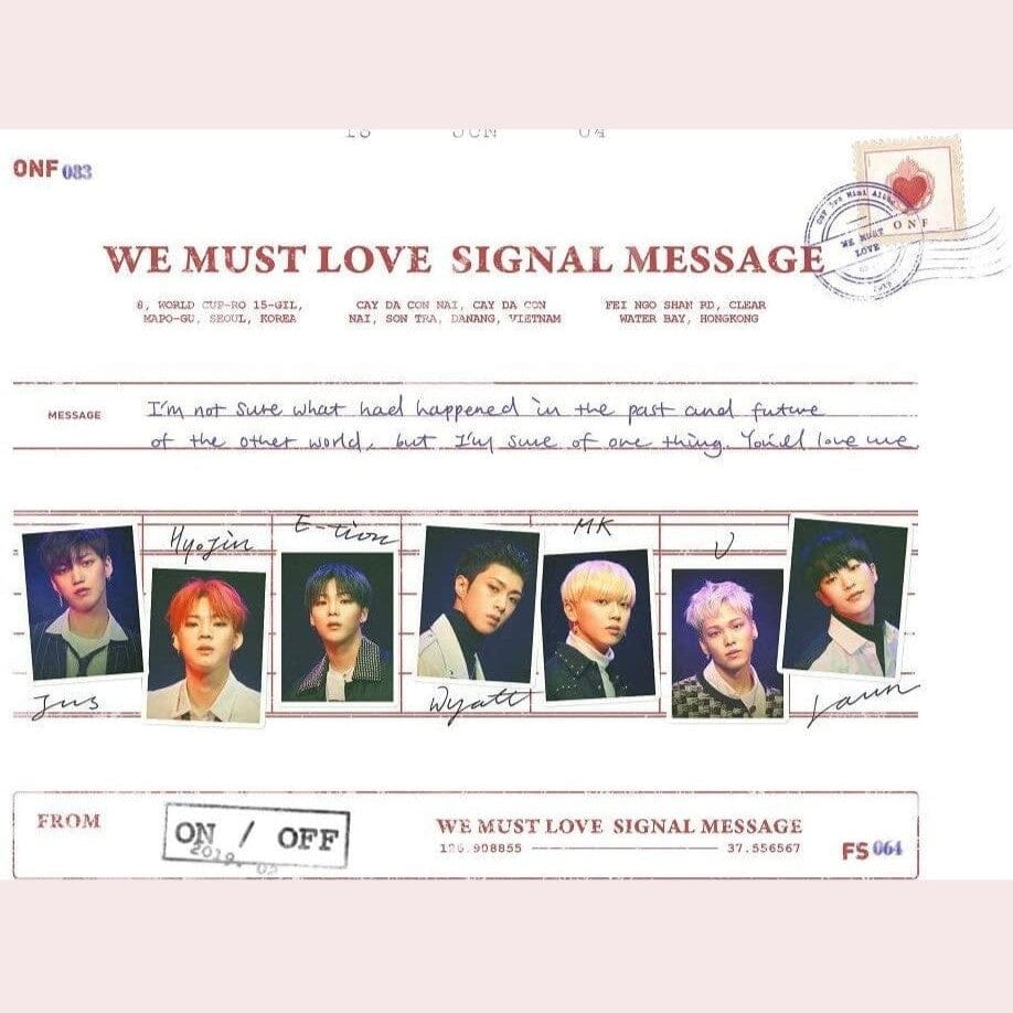 ONF - WE MUST LOVE (3RD MINI ALBUM) Nolae