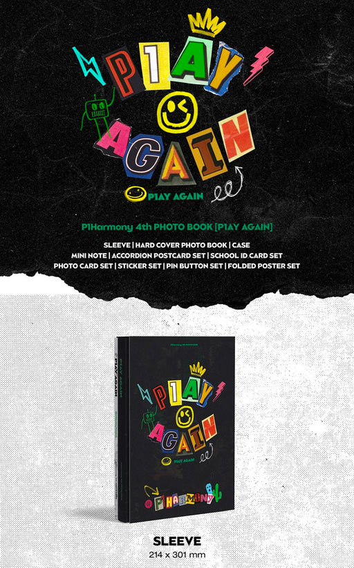 P1HARMONY - P1AY AGAIN (4TH PHOTO BOOK) + Weverse Gift Nolae