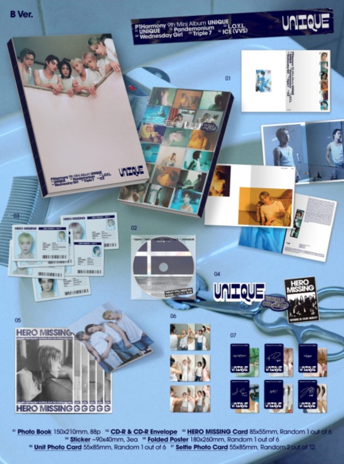 P1HARMONY - UNIQUE (PHOTO BOOK VER.)