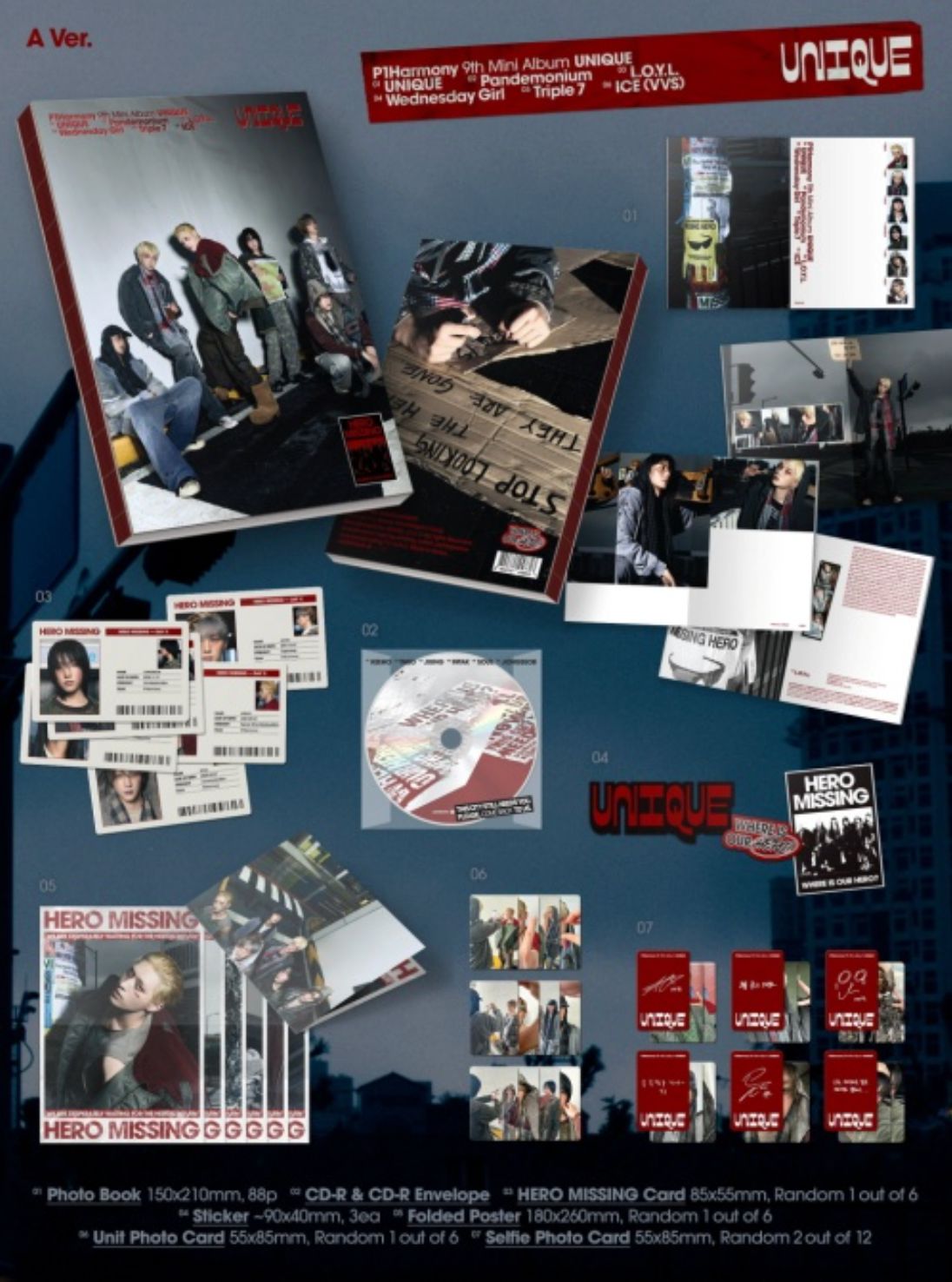 P1HARMONY - UNIQUE (PHOTO BOOK VER.) Nolae