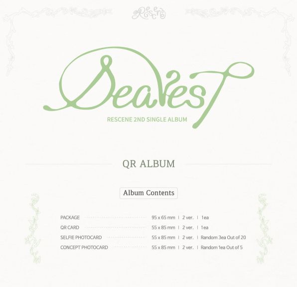 RESCENE - DEAREST (QR VER.) Nolae