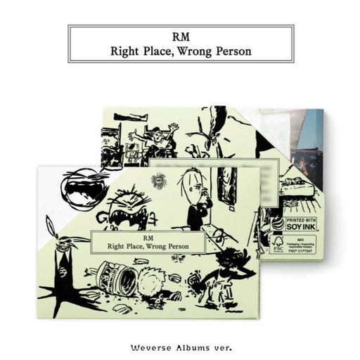 RM (BTS) - RIGHT PLACE, WRONG PERSON (2ND SOLO ALBUM) WEVERSE ALBUMS VER. Nolae
